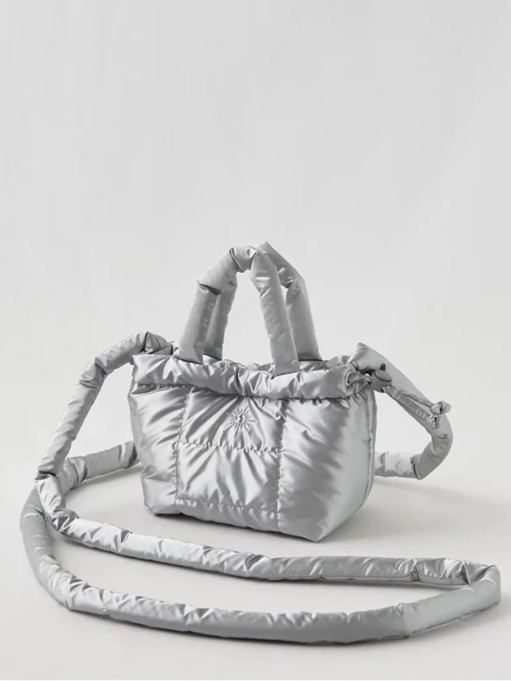 OFFLINE By Aerie Puff Love Mini Cinch Crossbody Bag Long Strap Super Puff - Picture 1 of 5